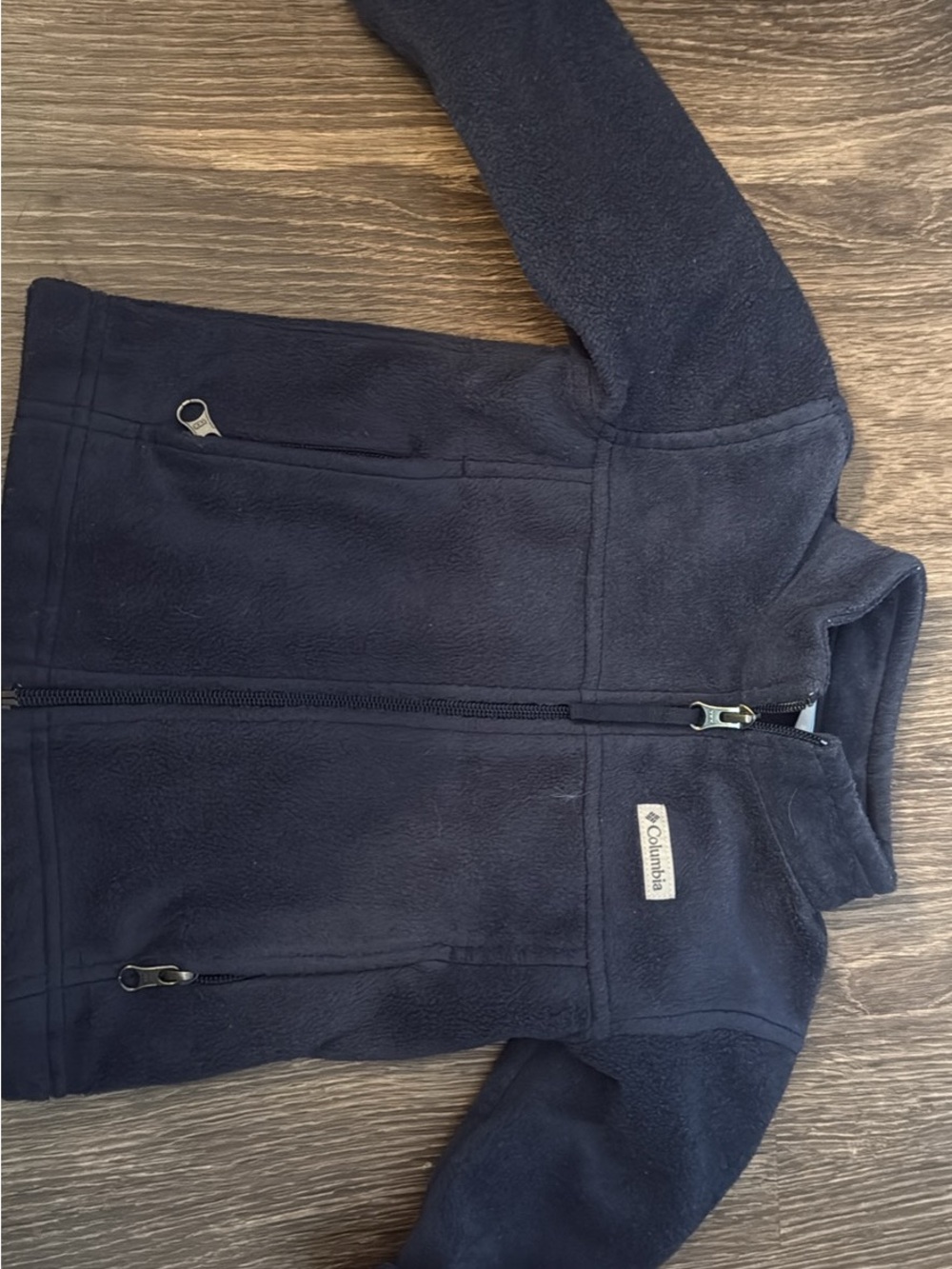 Columbia Kids Dark Navy Fleece Jacket with Zippers